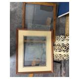 Collection of Vintage and Antique Picture Frames, Mat Boards, Decorative Panels