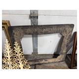 Collection of Vintage and Antique Picture Frames, Mat Boards, Decorative Panels