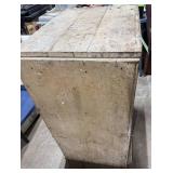 Antique Wooden 5-Drawer Chest with Distressed Finish