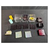 Collection of Handmade Glass Coasters and Table Accessories