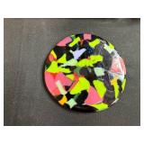 Collection of 5 Artistic Fused Glass Plates and Trays