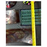 Collection of 5 Artistic Fused Glass Plates and Trays