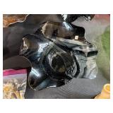 Collection of Decorative Art Glass Bowls and Trays Assorted Colors