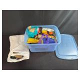 Large Collection of Assorted Gift Bags and Tissue Paper in Tote