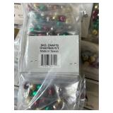 Bulk Lot of SKD Crafts 10mm Jingle Bells Assorted Colors - 8 Bells/Pack