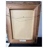 Lot of Cat Themed Artwork & Puzzle - Inc White Cat Oil from Shelburne Vermont Museum and Lmt Ed Cat Collage Signed Print