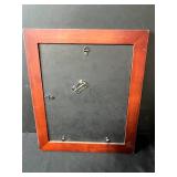 Decorative Lot: Framed Owl Art, Carved Wood Box, Stone Bison & Arrow Figures, Woven Basket with Lid