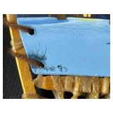 Native American Collectibles and Folk Art Lot with Baskets, Pipe, and Decor