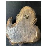 Home Decor Collection with Signed & Numbered Framed Art, Carved Angel, Hand-Painted Wood Piece, and Sign