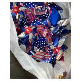 Patriotic Tablecloths, Cloths, Flags, and Decorations Assortment