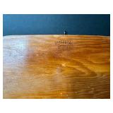 Vintage Peterboro Picnic Basket with Board Games, Cards, and Collectibles