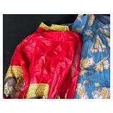 Collection of Vintage and Holiday-Themed Table Linens and Fabric Napkins