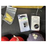 Large Sewing and Beading Supplies Lot with Threads, Beads, and Accessories