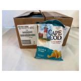 SSS. 2x 6ct Cape Cod Kettle Cooked Potato Chips-Sea Salt & Vinegar