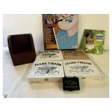 SSS. White Elephant gifts, Wooden Cigar Boxes etc.