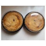 EE. 2x 8" Jessie Lord Bakery Blueberry Pies