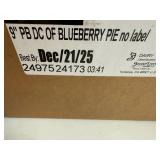 EE. 2x 8" Jessie Lord Bakery Blueberry Pies