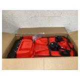 Aosom 12V Electric Drifting Go Kart w/ Slow Start, Music, Lights, Red (Slightly Used, Maybe Missing Hardware)