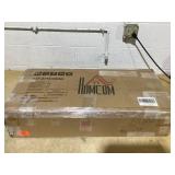 HOMCOM Industrial Shoe Cabinet with 2 Flip Drawers, Freestanding Shoe Storage Cabinet for 12 Pairs, Narrow Slim Shoe Rack for Entryway, Hallway, Rustic Brown