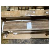 SILKYDRY Counter Height Table, 55 L x 25.5 W x 35.5 H Wood Bar Table, Rectangular Rustic Dining Table for 4-6 Individuals, Farmhouse Kitchen Table for Pub, Cafe, Bistro