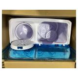 Costway 26 lbs Portable Semi-automatic Twin Tub Washing Machine with Drain Pump Blue (Slightly Used )