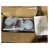 Costway 4-in-1 Bedside Commode Chair Commode Wheelchair with Detachable Bucket