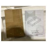 Costway Twin Size Floor Bed with Door & Fence with Safety Guardrails & Slats Support White