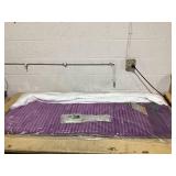 PHYMAT Far Infrared Amethyst Heating Pad (67"x28")- 5 Color Natural Crystal Heating Mat - Amethyst Full Body Infrared Mat - Bio Amethyst Mat with Auto Shut Off - Overheat Protection,Smart Control