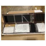 CHARMAID Jewelry Cabinet Armoire with Wheels, 64" Full Length Mirror with Jewelry Storage