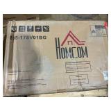 HOMCOM Bar Height Bar Stools Set of 2, 180 Degree Swivel Barstools with Solid Wood Footrests and Button Tufted Design, 30" Seat Height Bar Chairs for Kitchen Island, Beige