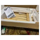 Outsunny Outdoor Wooden Rocking Chair, Single-Person Rustic Adirondack Rocker with Slatted Seat, High Backrest, Armrests for Patio, Garden and Porch, Natural