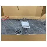 Outsunny 3 Piece Outdoor Glider Chair with Coffee Table Bistro Set, 2 Patio Rocking Swing Chairs with Breathable Sling Fabric, Glass Tabletop, for Backyard, Garden and Porch, Gray (Missing Part G)