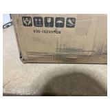 HOMCOM 8ft Unlit Pencil Artificial Christmas Tree with Realistic Branches and 618 Tips, Plastic Base, Green