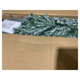 BreeBe - 4/5/6FT Christmas Tree Trio  Artificial with Lifelike Snow Accumulation - Green