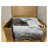 Vinsetto 7-Point Vibrating Massage Office Chair High Back Massaging Office Desk Chair with Lumbar Support, Footrest, Brown