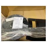 Costway Set of 2 29 inches Swivel Bar Height Stool Wood Dining Chair Barstool Black