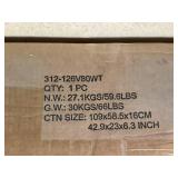 Qaba Kids Desk and Chair Set with Storage Shelves, Drawer for 3-10 Years, White