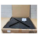 Costway Weighted Offset Umbrella Base with Cross Bracket and Cut-out Handles