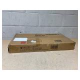 HOMCOM 28" Farmhouse Christmas Tree Base Cover Wooden Christmas Tree Collar Box Home Decoration, Dark Distressed Wood Finish