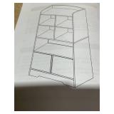 Costway Storage Cabinet With Doors White