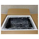 TANGZON Charcoal Barbecue Grill, Barrel Drum BBQ Trolley with Temperature Gauge, Adjustable Vent, Grid Shelf & Wheels, Powder Coated Steel Outdoor Portable Smoker (with Folding Side Table)