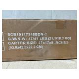 Costway 36" Wide Wall Mount Mirrored Bathroom Medicine Cabinet Organizer Mirror (Maybe Missing Hardware)