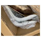 Costway Set of 3 Dining Chairs Mid-Century Modern Shell -White