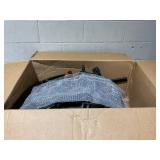 Costway High Chair for Babies & Toddlers with Rolling Wheels Adjustable Height Footrest Black