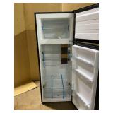 Vissani 7.2 cu. ft. Top Freezer Refrigerator in Fingerprint Resistant Stainless Steel Look (Minor Transit Damage, See Photos)