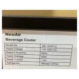 NewAir 19 in. Single Zone 126 (12 oz.) Cans, Beverage and Wine Cooler Fridge with Flip Shelf, in Stainless Steel (Transit Damage, See Photos)