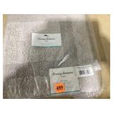 Tommy Bahama - Rug, Super Soft Yarn-Dyed Cotton Bath Rug, Highly Absorbent & Machine Washable Bath Mat (Long Branch Pelican Grey, 21" x 34")