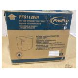PROFLO PF6112 Calhoun Toilet Tank Only - Less Seat - White (Minor Transit Damage, SEE PHOTOS)