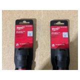 LOT OF 2 Milwaukee 3/8" Quik-Lok Extension 12"