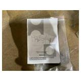 Costway 4 -Piece Rattan Patio Conversation Set with Blue Cushions